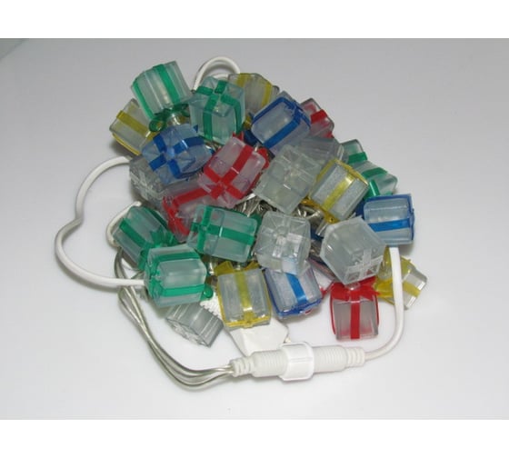 Светодиодная гирлянда FLESI ПОДАРОК LED-PL-80-8M-240V-W S04 01350 1