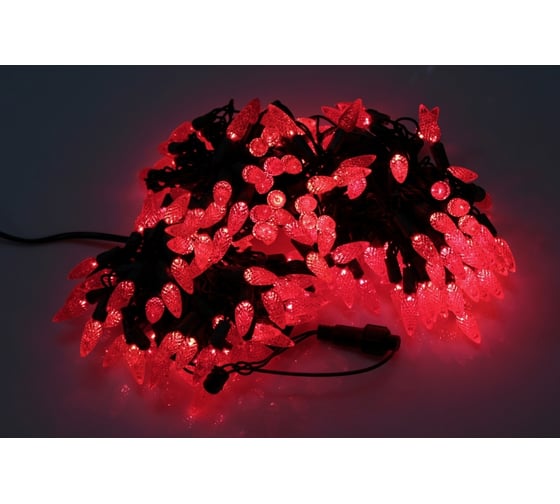Светодиодная гирлянда FLESI ЯГОДКИ LED-PL-C6-4 -G-220V-18 -R 00477