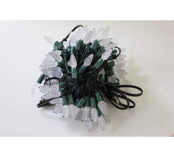 Светодиодная гирлянда FLESI ЯГОДКИ LED-PL-C6-4 -140-240V-WW-CP 14м, 140LED 01364