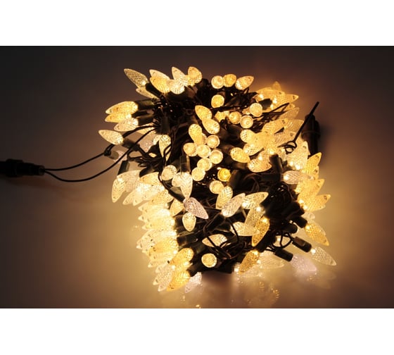 Светодиодная гирлянда FLESI ЯГОДКИ LED-PL-C6-4 -G-220V-20 -WW 00490