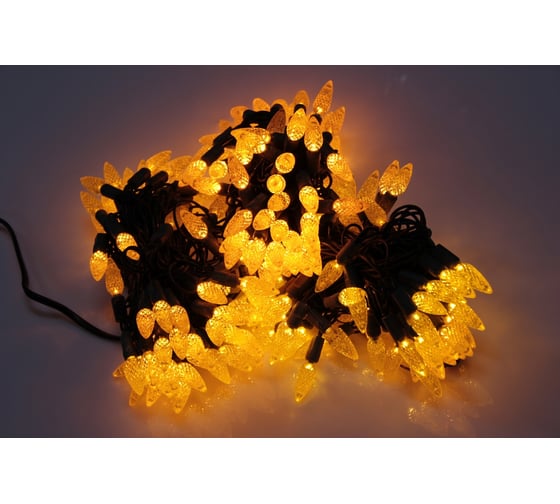 Светодиодная гирлянда FLESI ЯГОДКИ LED-PL-C6-4 -G-220V-20 -Y 00521