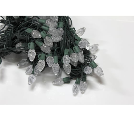Светодиодная гирлянда FLESI ЯГОДКИ LED-PL-C7-8 -G-220V-18 -WW 00519
