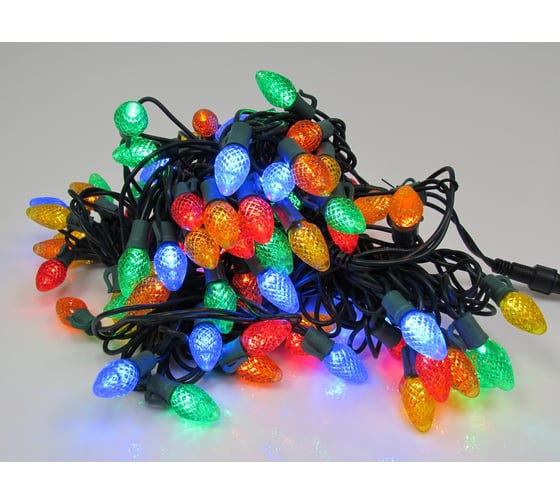Светодиодная гирлянда FLESI ЯГОДКИ LED-PL-C7-4 -G-220V-18 -M 00474