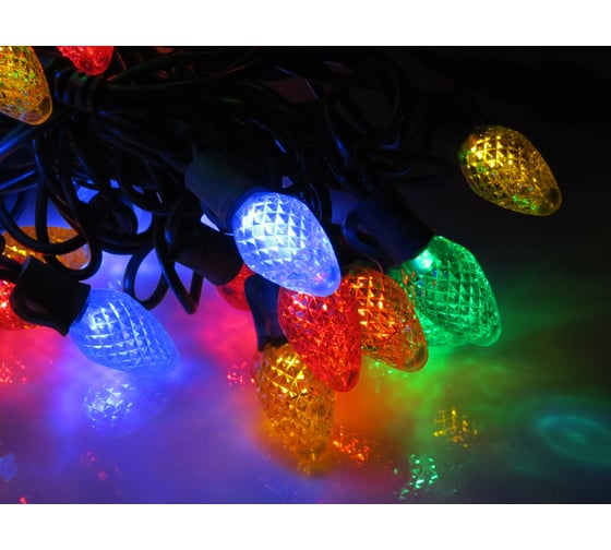 Светодиодная гирлянда FLESI ЯГОДКИ LED-PL-C7-4 -G-220V-18 -M 00474
