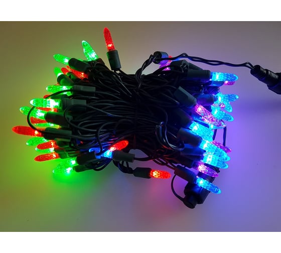 Светодиодная гирлянда FLESI КАПСУЛКИ LED-PL-M5-4 -220V-20 -RGBPP 00528