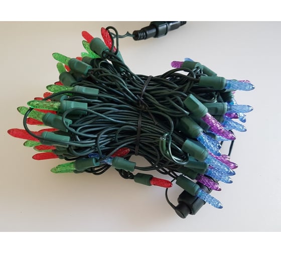 Светодиодная гирлянда FLESI КАПСУЛКИ LED-PL-M5-4 -220V-20 -RGBPP 00528