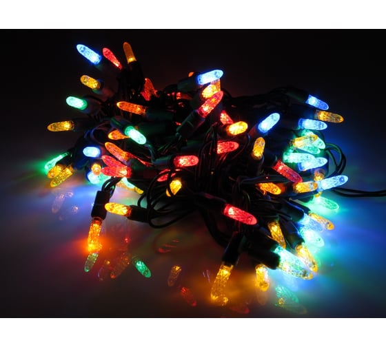 Светодиодная гирлянда FLESI КАПСУЛКИ LED-PL-M5-4 -220V-20 -RYOBG 00492