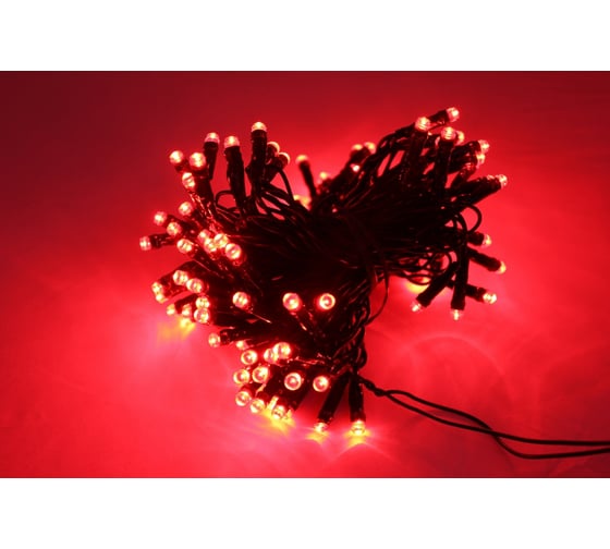 Светодиодная гирлянда FLESI НИТЬ LED-PL-100-10M-240V-R/BG 01079