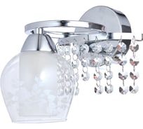 Бра POWERLIGHT LION 1xЕ14x40W, хром, хрусталь 1-010410