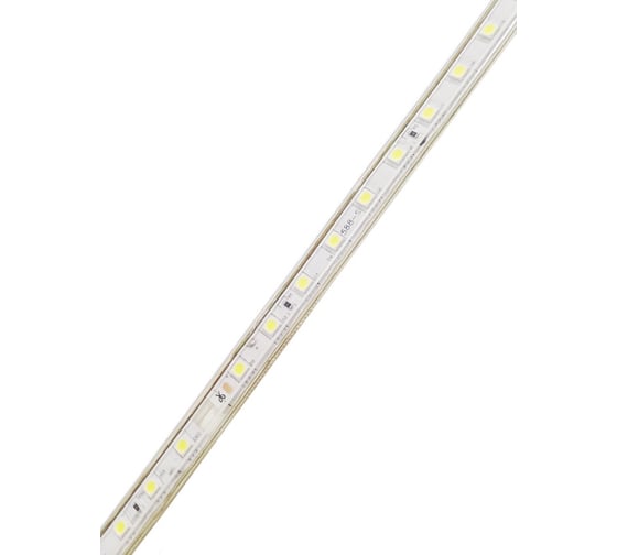 Комплект светодиодной ленты URM SMD 5050, 60 LED, 220 В, 14.4 Вт, IP67, синий 10м N02032