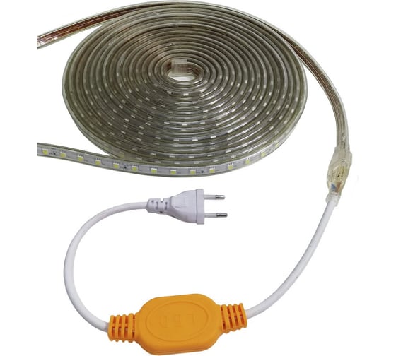 Комплект светодиодной ленты URM, SMD 5050, 60 LED, 220 В, 14.4 Вт, IP67, зеленый 10м N02030