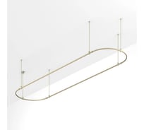 Трек Arlight  ART-APRIORI-OVAL-ROD-800-4000x1000 1шт 054405