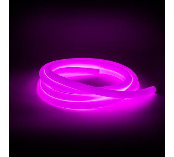 Гибкий неон MAKSBRIGHT 5 м, 24В, 22Вт/м, диам25мм, 240LED/м, IP65, RGB, MB-ANF-R25-RGB-IC
