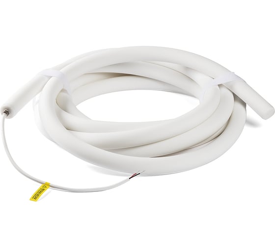 Гибкий неон MAKSBRIGHT 5 м, 24В, 10Вт/м, диам25мм, 240LED/м, IP65, рез 50мм, хол. белый, MB-ANF-R25-CW-6000K