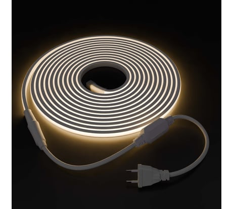 Комплект светодиодной ленты Apeyron 220В НЕОН COB 11Вт/м, 650 лм/м, 4000К 288д/м, 5м, IP65 10-105