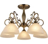 Люстра IMEX потолочная 5*60Вт Е27 KL.3025-5-S AB