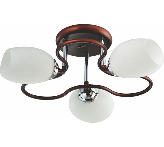 Люстра POWERLIGHT CHERIS 3xE14x40W, венге 1-017630