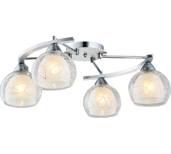 Люстра POWERLIGHT COMBO 4xE27x60W, алюминий 1108/4-3