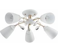 Люстра POWERLIGHT DELICA 5хE14х40W белый 1-018150