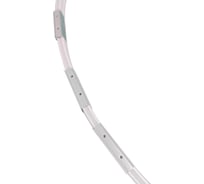 Комплект алюминиевый держатель для светодиодного одностороннего неона мини Apeyron  (5шт) 8x16мм / 09-132-5