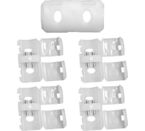 Комплект прямых коннекторов для светодиодной ленты COB 220В Apeyron (5шт) 288д/м / 09-142