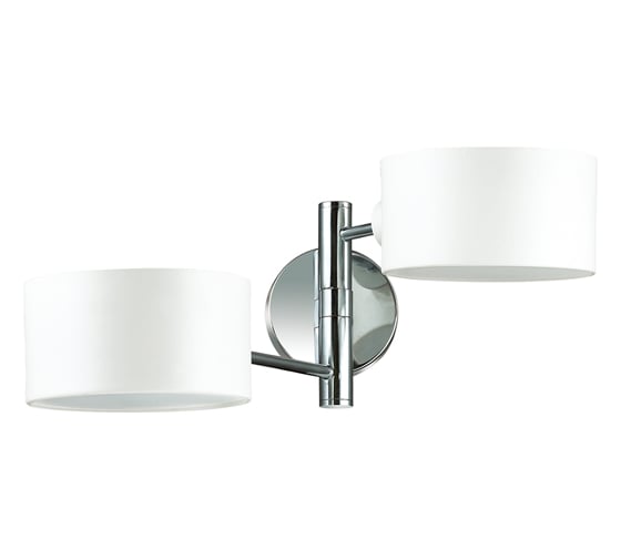 Бра LUMION ASHLEY металл, пластик, E14, 2х60W 3742/2W