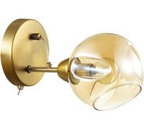 Бра LUMION AMBER с выключателем, стекло, E14, 1х40W 4435/1W