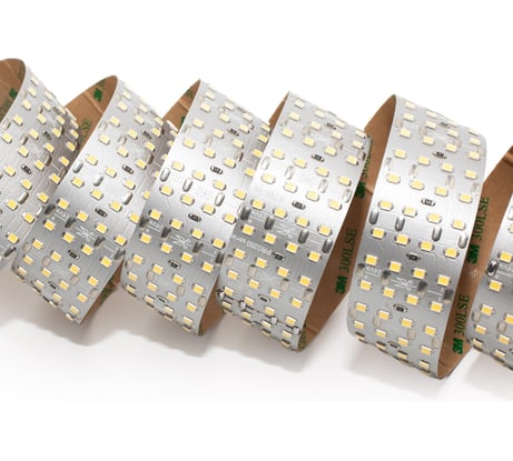 Светодиодная лента LEDS POWER четырехрядная 2835 448/м (47Вт/м), 24В холодная, серия ПРО200 00 9124