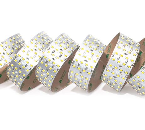 Светодиодная лента LEDS POWER четырехрядная 2835 448/м (47Вт/м), 24В теплая, серия ПРО200 00 9117