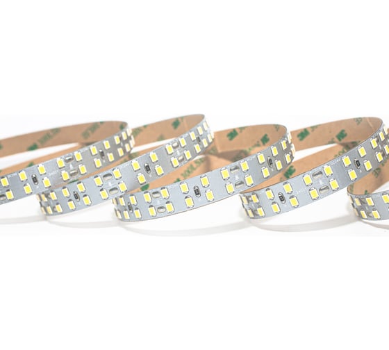 Светодиодная лента LEDS POWER двухрядная 2835 240/м (22Вт/м), 24В холодная, серия ПРО200 9063