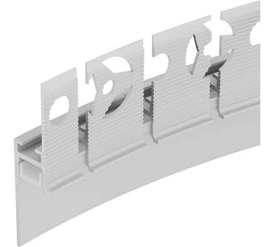 Профиль Arlight PLINTUS-FANTOM-BENT-H20-SIDE-2000 WHITE 2м 043674(1) 1