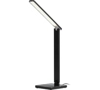 Настольный светильник ЭРА NLED52017WBK светодиодный, черный Б0066901