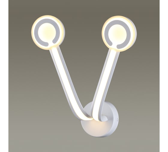 Бра ODEON LIGHT, акрил LED 20W BUTTONS 3862/20WL