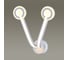 Бра ODEON LIGHT, акрил LED 20W BUTTONS 3862/20WL 2