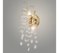 Бра РОСТОК 40225/2W COP GD медь/золото/хрусталь 2x60W E14 h378, SJNG23 988032472