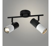 Спот РОСТОК 23210/2B BK+WT черный/белый 2x25W GU10 h130, WAN23 988367611