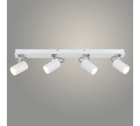 Спот РОСТОК L08006/4 WT+CR белый/хром 4x50W GU10 h105, LNX22 988013839