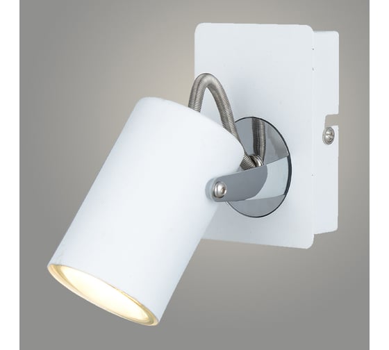 Спот РОСТОК L08006/1 WT+CR белый/хром 1x50W GU10 h115, LNX22 988013836