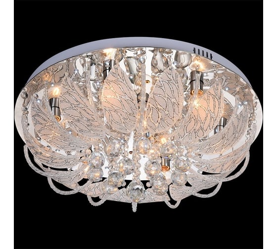 Люстра РОСТОК 5963/600 CR хром 8x40W E14 LED-RGB ПДУ d600, SDA21 988002867