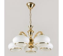 Люстра РОСТОК 7009/5AA FGD французское золото 5x40W E27 d520 h620, KLD19 987682881