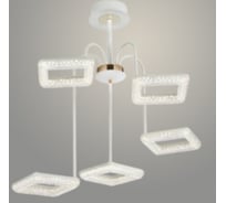 Люстра РОСТОК 6677/5C WH+FG белый/золото 80W LED 3000-6000K ПДУ диммер d710 h270, SSH23 988372614