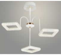 Люстра РОСТОК 6677/3C WH+FG белый/золото 48W LED 3000-6000K d690 h500, SSH23 988372613