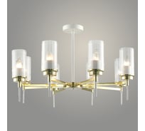 Люстра РОСТОК 74673/8 FGD+WT золото/белый 8x40W E14 d700 h430, GNV23 988367846