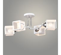 Люстра РОСТОК N6398/4 WT+CR белый/хром 4x60W E27 d615 h195, QH24 988385404