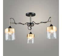 Люстра РОСТОК A4115/3 AB+BK бронза/черный 3x40W E27 d630 h330, QH23 988034521