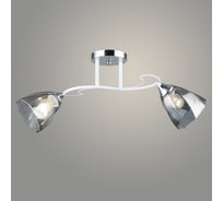 Люстра РОСТОК A4108/2 WT+CH белый/хром 2x40W E27 d600 h240, QH23 988370678