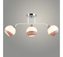 Люстра РОСТОК A4333/3 CH+WT хром/белый 3x60W E27 d650 h260, QH24 988385303