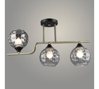 Люстра РОСТОК K2130/3 АВ+ВК бронза/черный 3x40W E27 d550 h310, QH23 988370941