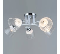 Люстра РОСТОК K2068/5 WT+CH белый/хром 5x60W E27 d640 h240, QH22 988027022