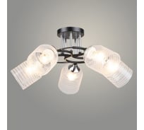 Люстра РОСТОК K2246/5 BK+CH черный/хром 5x60W E27 d500 h240, QH24 988385360